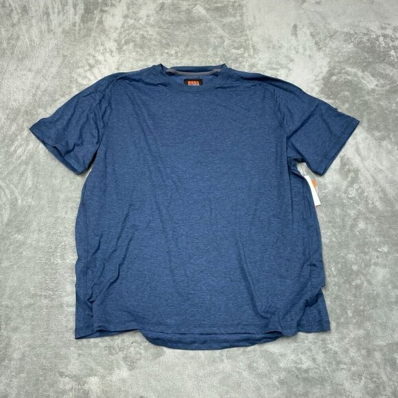 Bass Outdoor Blue Moisture-Wicking Dry Flex Shield T-Shirt XXL NWT 6301 - Picture 1 of 9